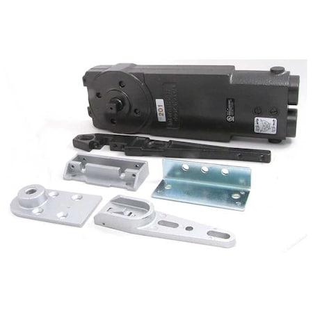 International Door Closers Overhead Concealed Closer, ADA 5lb. Spring Tension Interior, 105 Degree Back Stop, No Hold-Open,  201S